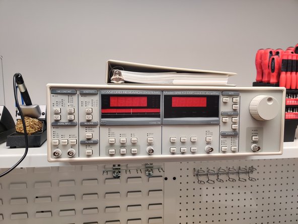 The fourth workbench contains a: