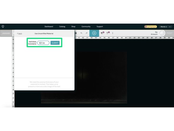 Here is where you can move, rotate, and scale your design. You may also import additional files to cut on the same project