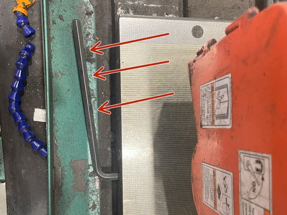 You'll need to dress the wheel using the diamond tipped dressing rod.