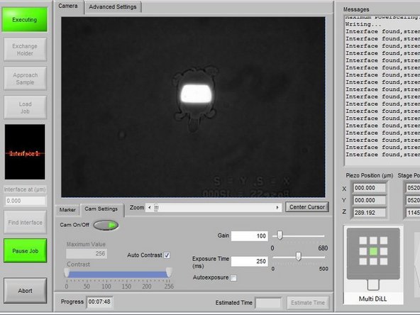 Watch the print in the camera view to ensure it is printing correctly.