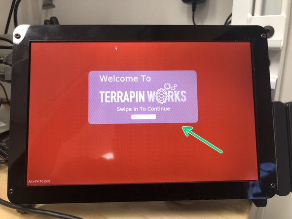 You will then be redirected back to the home screen, in which now the system should be successfully restarted.