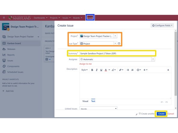 Open the DTP project and move to its Kanban board