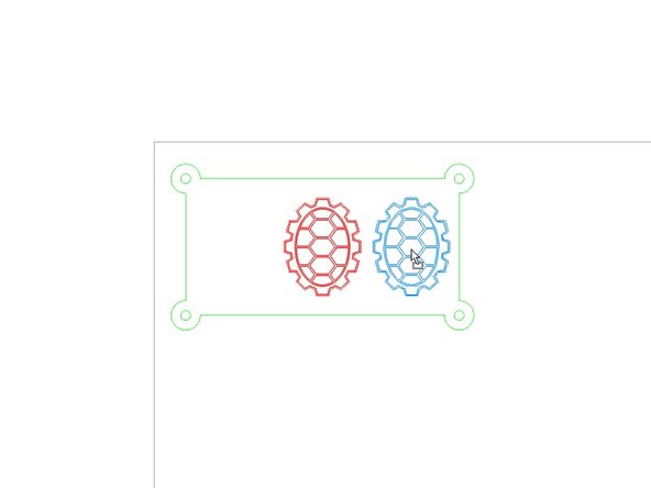 Press &quot;C&quot; align the centers vertically