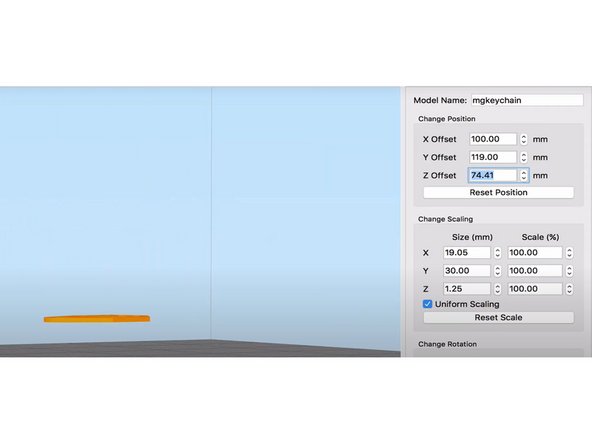 Notice that you can choose to use uniform scaling or individual scaling by selecting the Uniform selecting checkbox