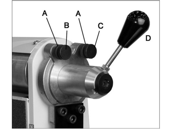 Which direction should you turn the screw? General rule of thumb; if the belt is veering left, tighten by turning the screw rightward. If it's veering right, loosen by turning the screw leftward.