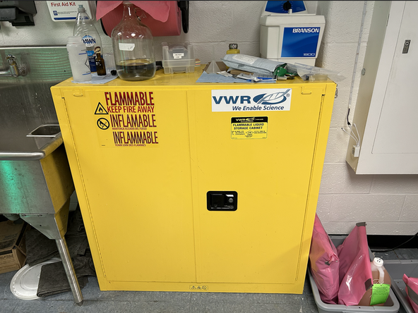 Mold Release &amp; IPA can be found in the flammable safety cabinet by the door.