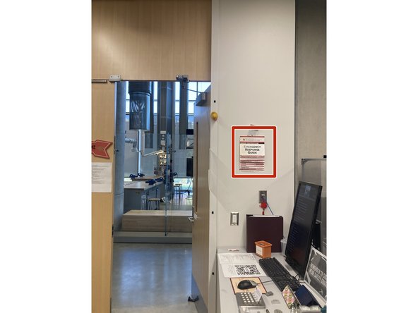 It is right next to the first aid kit.