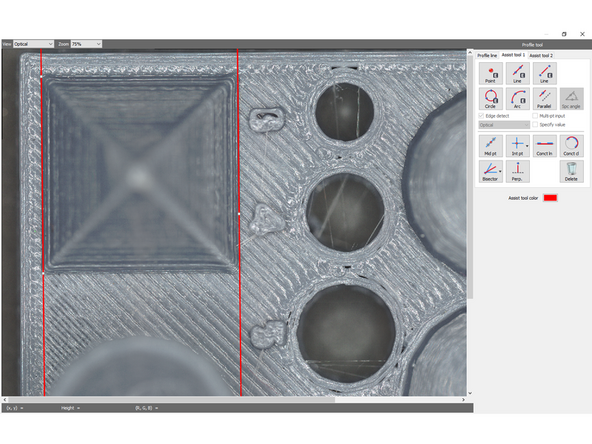 Generates a line which is parallel to the line which passes through two points as line element.