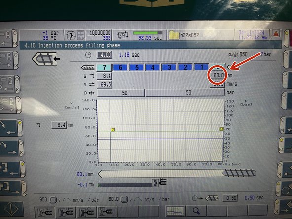 Having a small shot size will cause the the part to be incomplete while having a too large shot size will cause parts to be defected.
