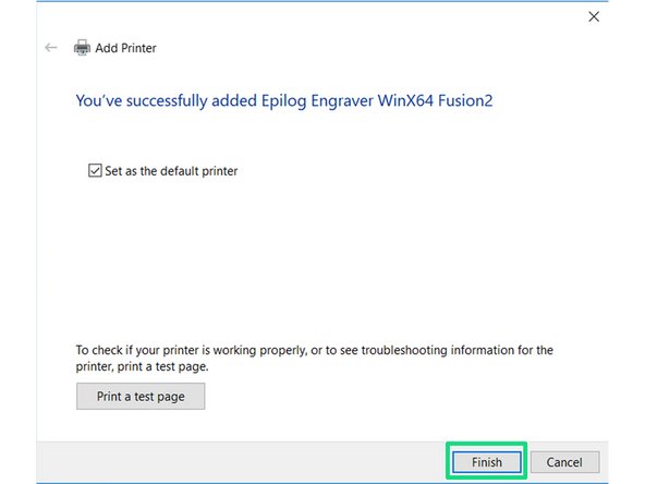 Click &quot;Finish&quot;