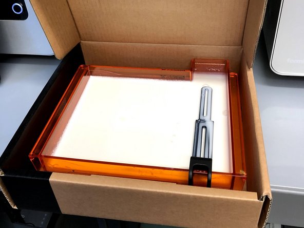 Open empty tank storage box