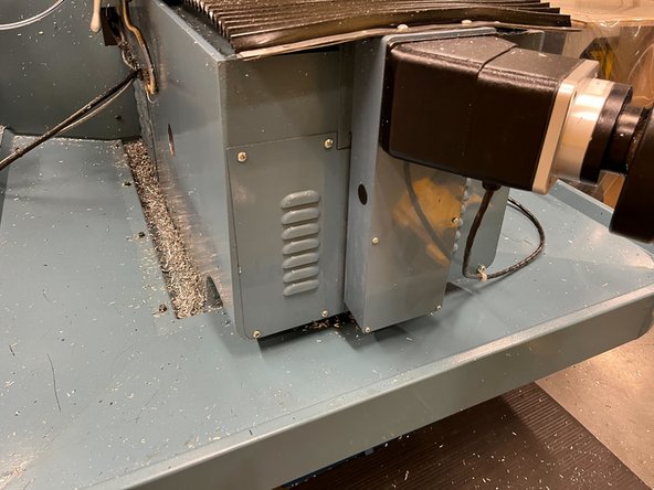 Use the brush the sweep all the chips into the innermost part of the pan on both sides.