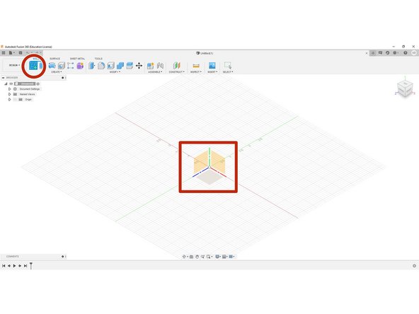 As with every CAD file, we will begin by creating the most basic shape