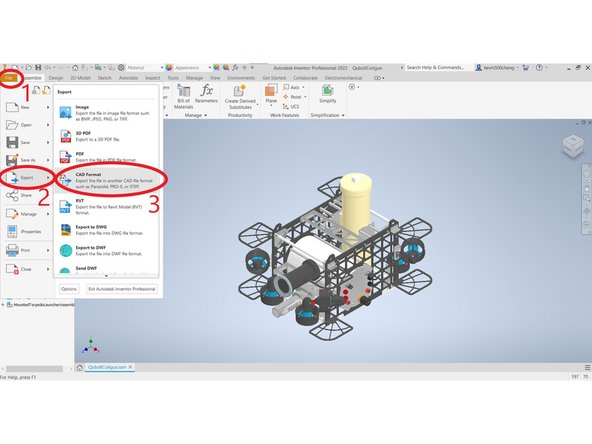 After you create your model, you have to export it as a .stl file, which stands for stereolithography file.