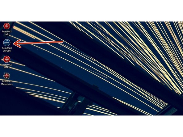 The first step is to prepare the DXF file in Protomax LAYOUT