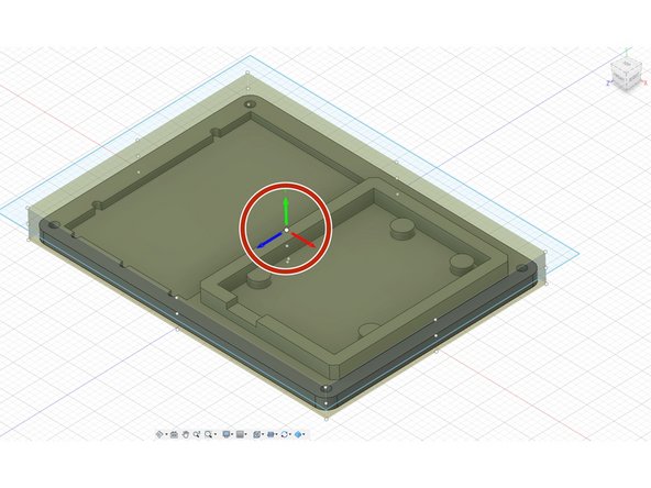 For orientation, we always keep the same model. The positive Z-axis is the spindle. The X and Y-axis are up to the user, but the red rectangle shows how both are orientated.
