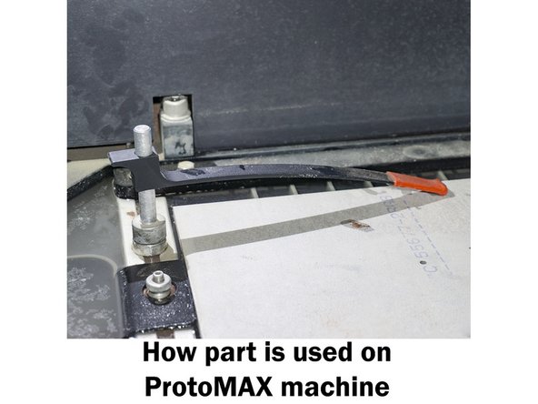 Which are used to secure the part on the Water jet cutting bed