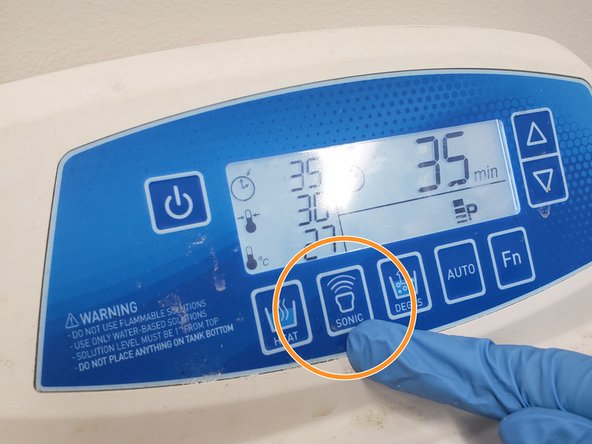 Use the arrow keys to adjust the time