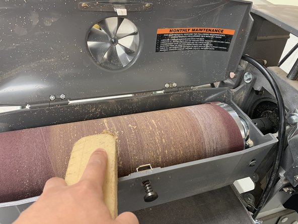 Ensure dust collector and air filters are on.