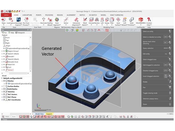 Before we can create the body, we need to create a vector in the center of the cylinder and a plane that crossing the center of the cylinder