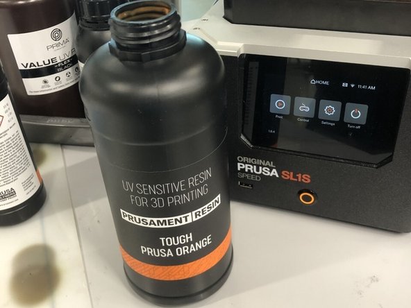 Only begin filling from the new resin if there is no used resin left.