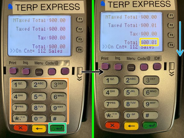 Enter the cost of the print