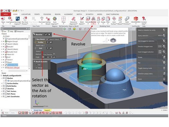 Use the previously generated plane as the base plane for the sketch