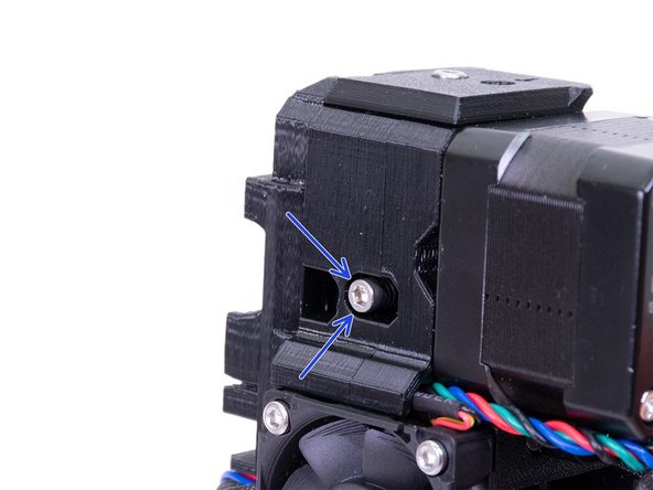 The idler screw should be about flush to protruding 0.5 -1 mm with the plastic part when the filament is not loaded