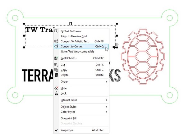 Type out your name and choose a font