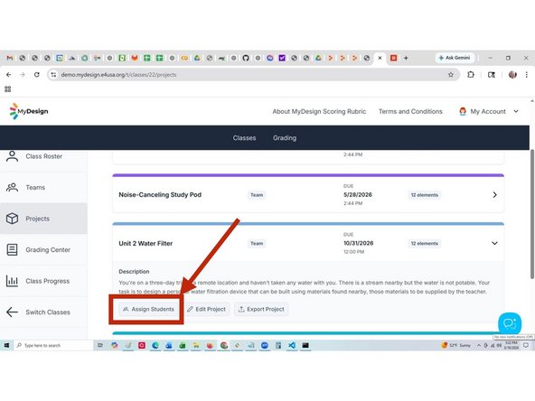 Select Assign Students
