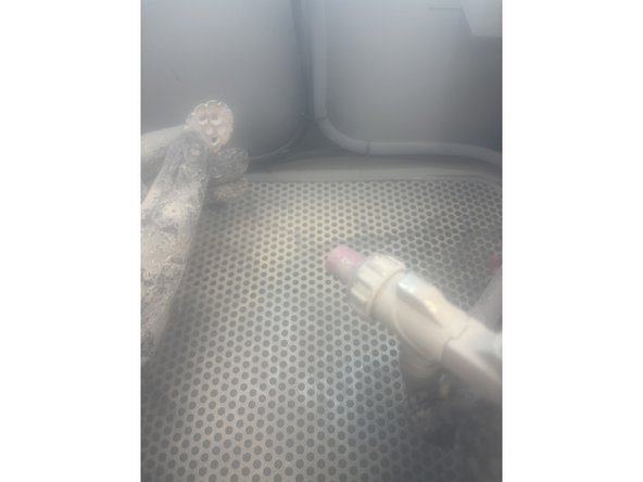 There is no pressure control for the sand gun