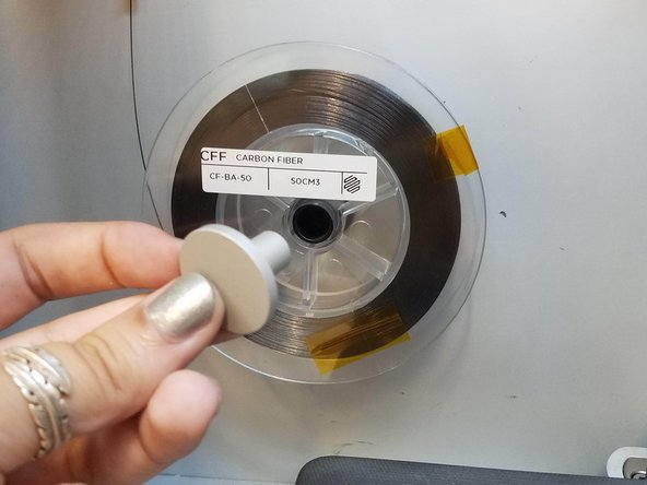 Feed the Fiber into the feed tube until the extruder catches it