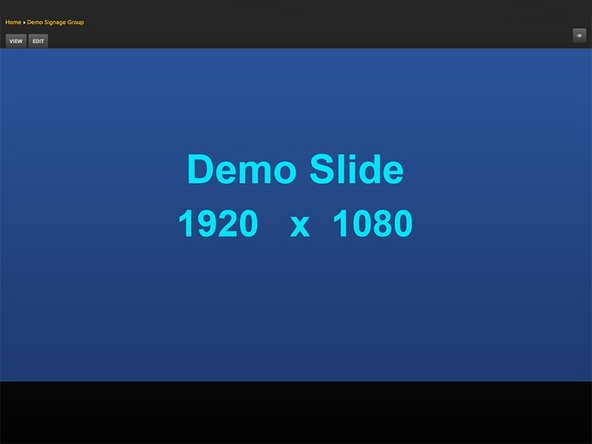 You can click on the Title of the Sign to view it.