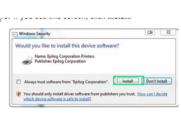 The progress window will appear.