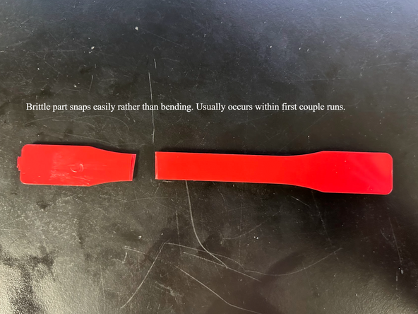 Reminder: Always make sure to do at least 2-3 intial purges when running the machine after having it sit for more than a few minutes (and especially after it has been turned off or reheated). This will allow you to examine the quality of plastic before committing to an injection attempt.