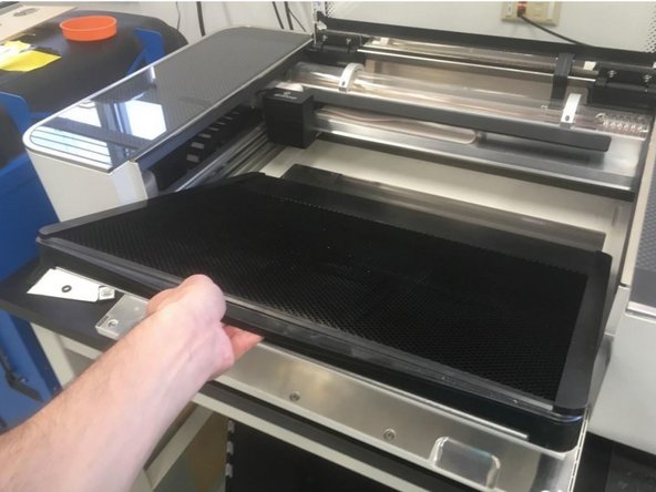 Turn off the Glowforge before conducting Maintenance