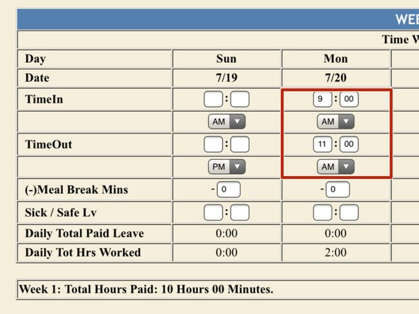 Some positions at Terrapin Works require you to log hours manually. You will be informed if your position requires you to do this.