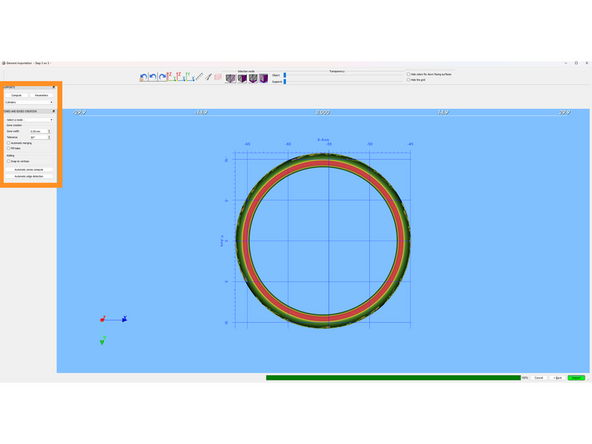 As a reminder the green sections of the part do not need support. The yellow sections may need support depending on existing geometry in the rest of the part (ask your MS/TC). The red zones require support.