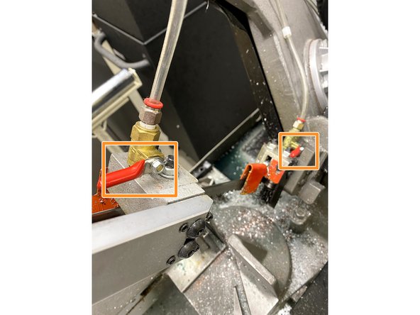 Next, you select the blade speed. (based again on hard or soft material)