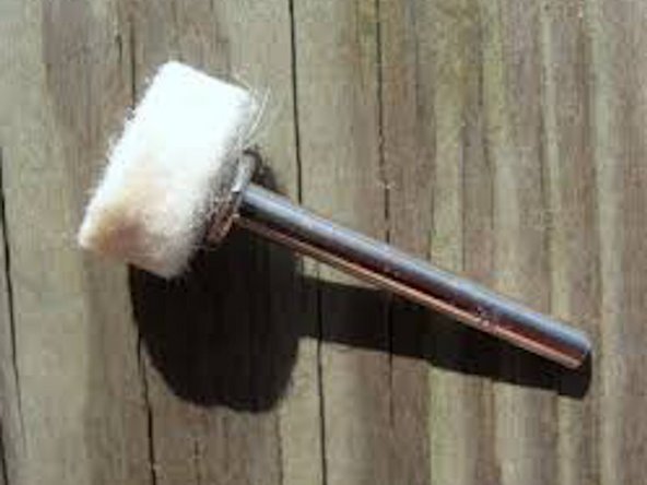 Felt bits can be used for polishing
