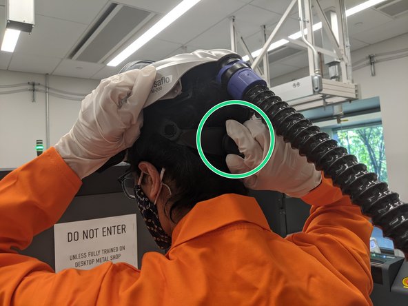 Clip the buckle and adjust length