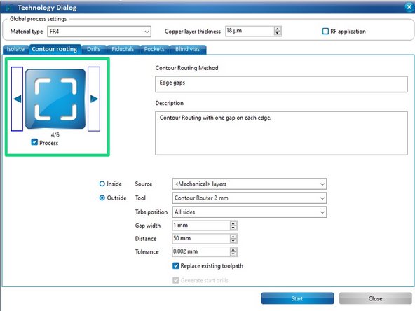 Uncheck Micro Cutter 0,1 mm from the list of available tools