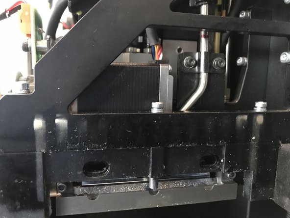 Pull the &quot;straw&quot; up, while supporting the &quot;straw&quot;, tighten one of the screws to keep &quot;straw&quot; in place