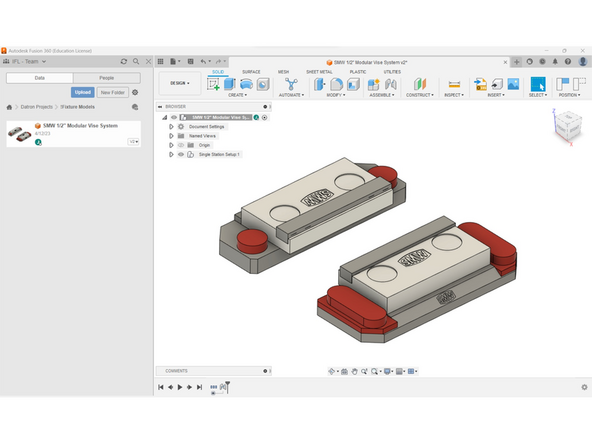 To prevent accidental collisions with the vise, you can do CAM with the vise and part models assembled together.
