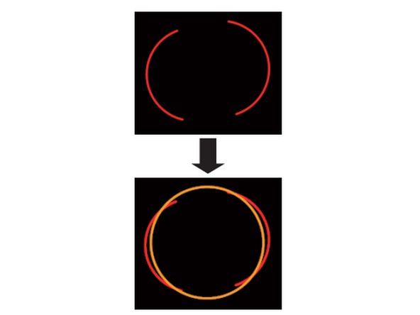 Generates a circle that connects multiple circles as circle element.