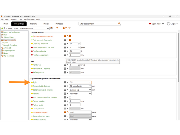The quick setting area provides three different methods for autogenerating supports. Supports on build plate only, For support enforcers only, and Everywhere.