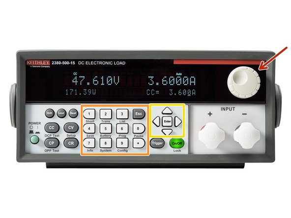 Under CC mode, the electronic load consumes constant current regardless of whether the input voltage changes or not.