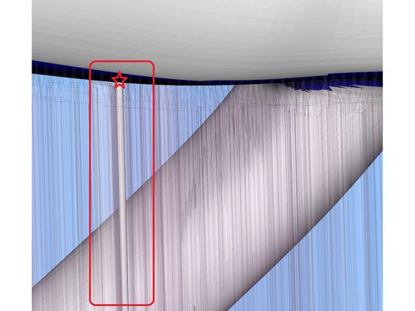 Select a support (it becomes brighter), right click it, mouse over 'Deform support' and select 'Free deformation'