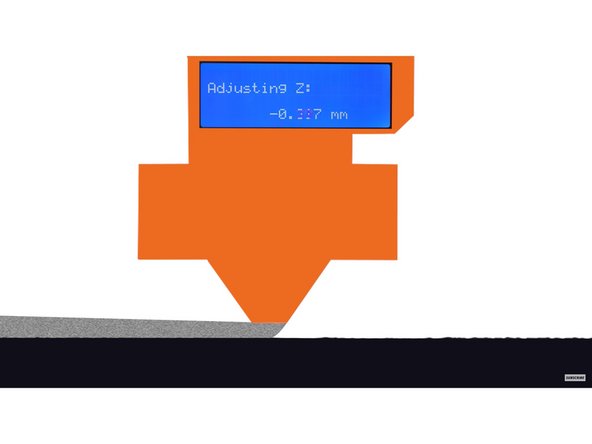 Make sure the filament is contacting the build plate