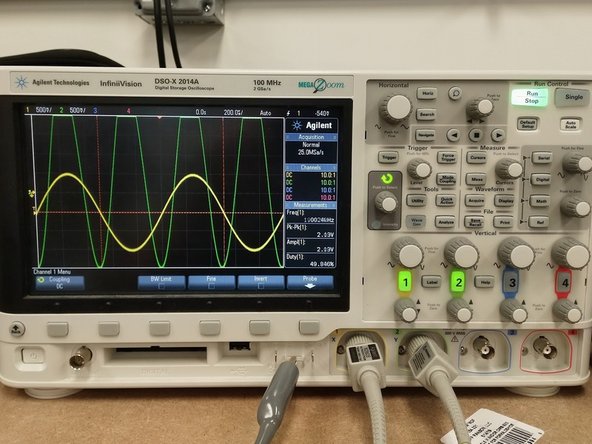 You can simultaneously measure up to four signals at a time.